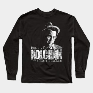 Kolchak Night Stalker Halftone Long Sleeve T-Shirt